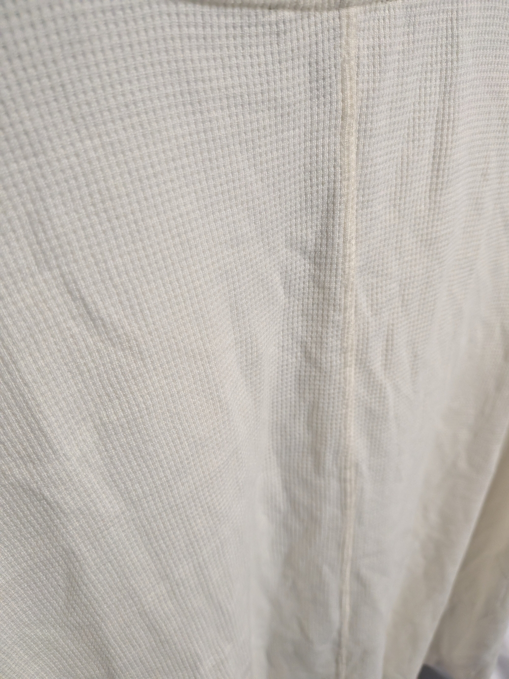 Falls Creek Cream V-Neck Henley Long Sleeve Top - Picture 6 of 8